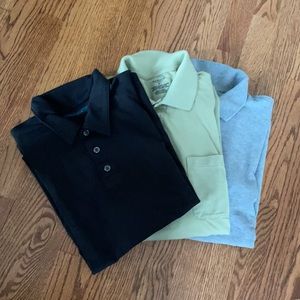 All 3/30$ Men’s medium polo shirts.